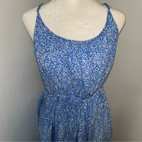 J. Crew Blue Floral Maxi Dress - Picture 5 of 5